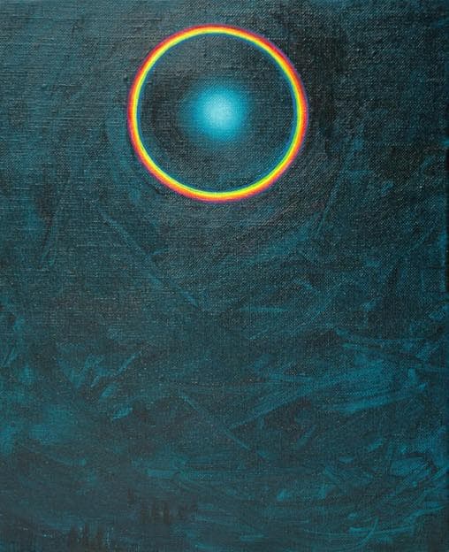 油絵 菅家令子 絵 絵画 インテリア F3-GB62023 風景 祈り 希望