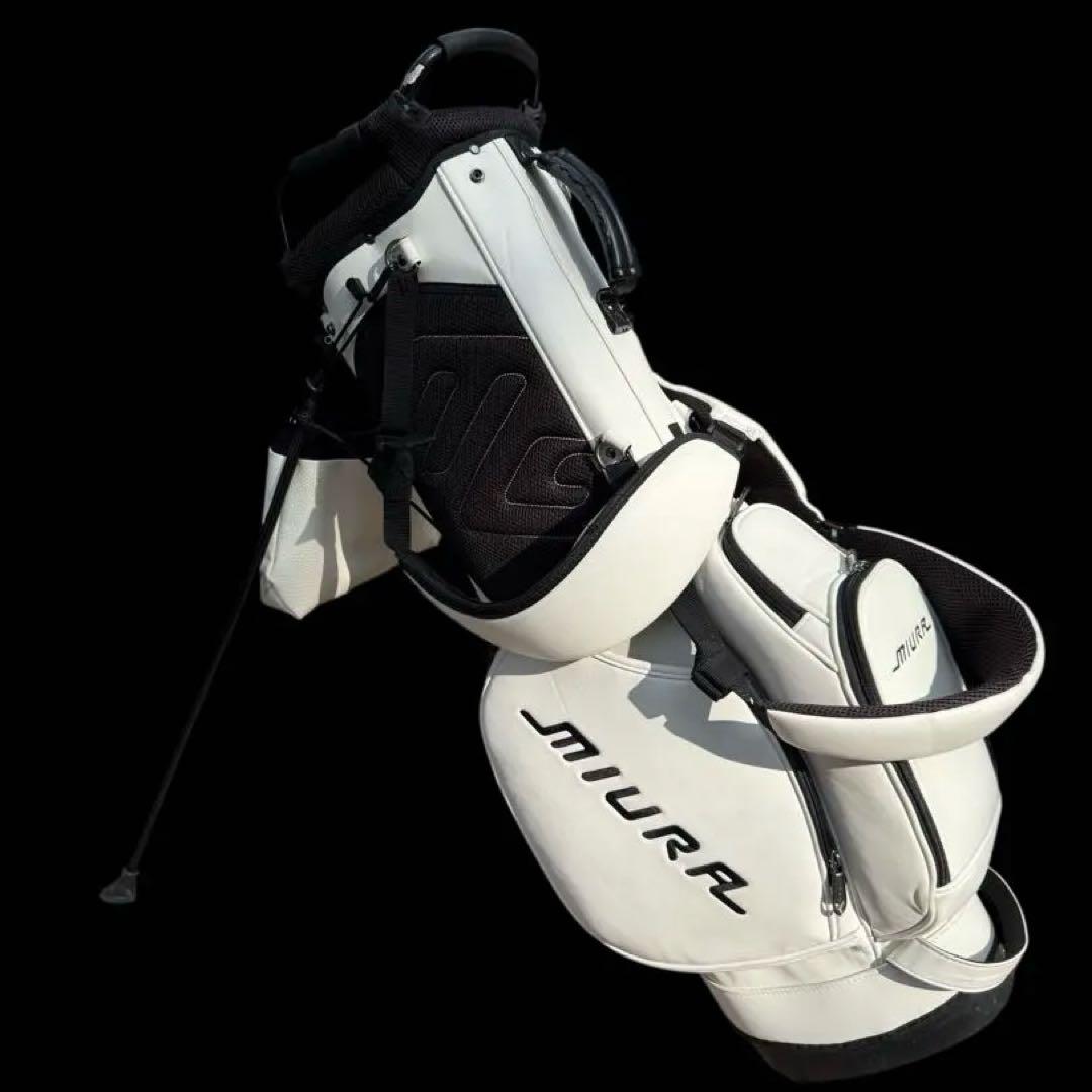 MIURA（三浦技研） キャディバッグ スタンド付き　フード・カバー類付属