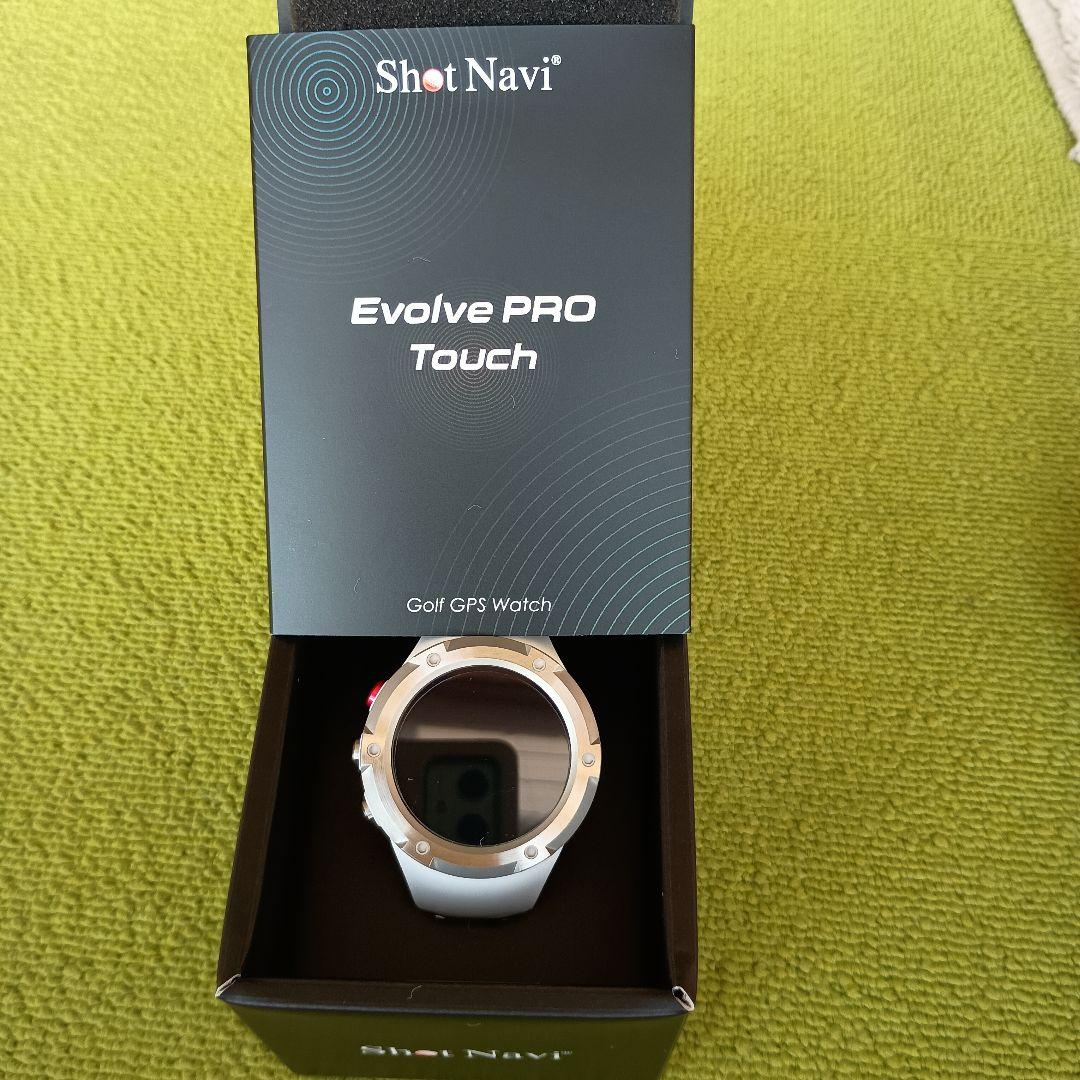 Shot Navi Evolve PRO Touch GPSウォッチ　ホワイト