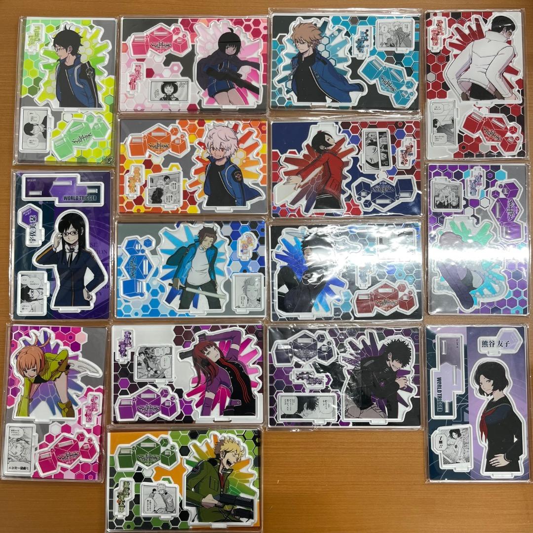 d*9様 ワールドトリガー ワートリ 名場面ジオラマフィギュア アクリルスタンド