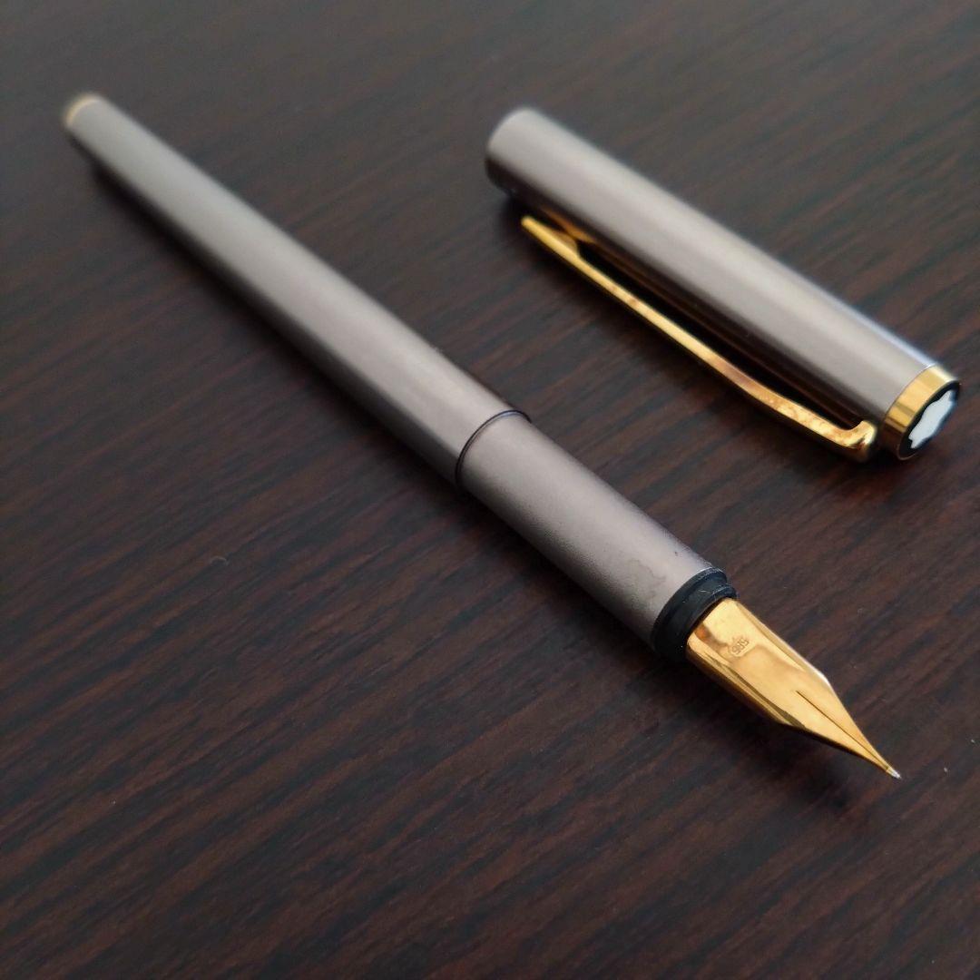 モンブラン 万年筆 ノブレス シルバー