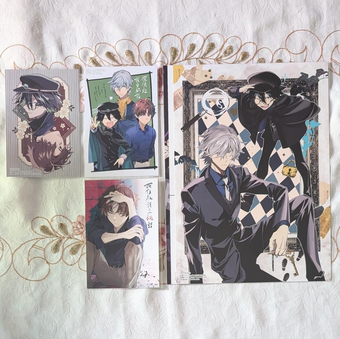 文スト13特典セット 探偵社設立秘話 メロン ゲーマーズ カード タペストリー