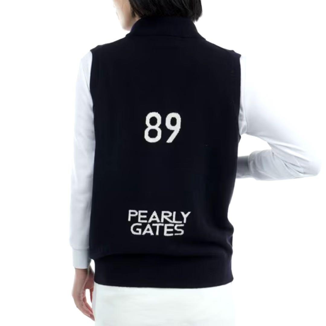 (2024年秋冬モデル)パーリーゲイツ　天竺ニットベスト
