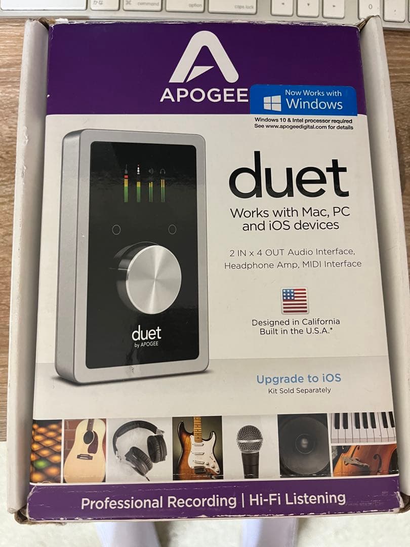 APOGEE duet オーディオインターフェイス