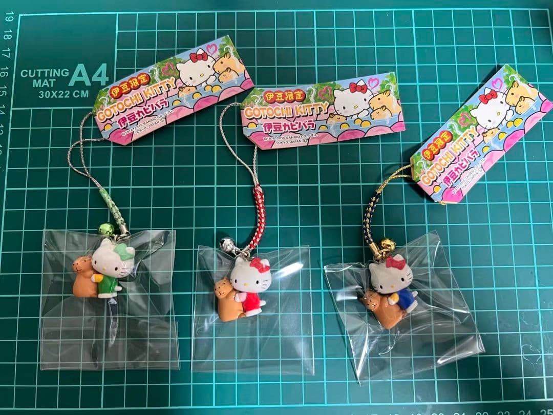 伊豆限定 ご当地キティ　ハローキティ カピバラキティ 3色セット