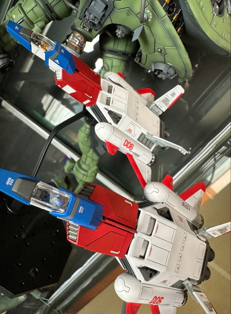 ビグザム　巨大徹底改修一点物　ガンプラ　ガンダム　コアブースター2機