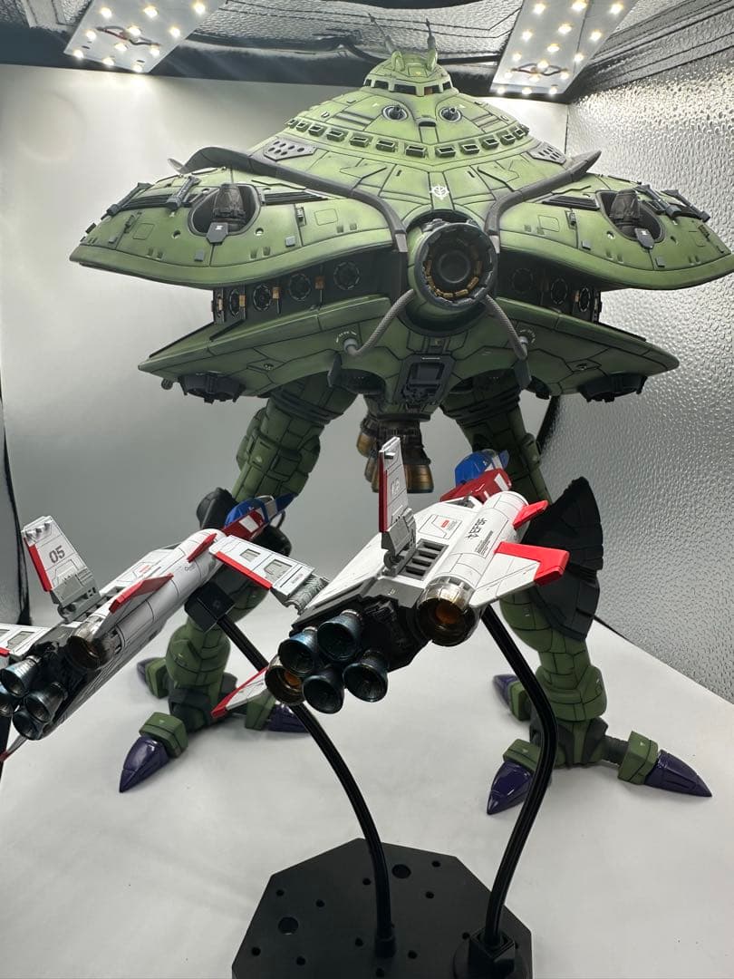 ビグザム　巨大徹底改修一点物　ガンプラ　ガンダム　コアブースター2機