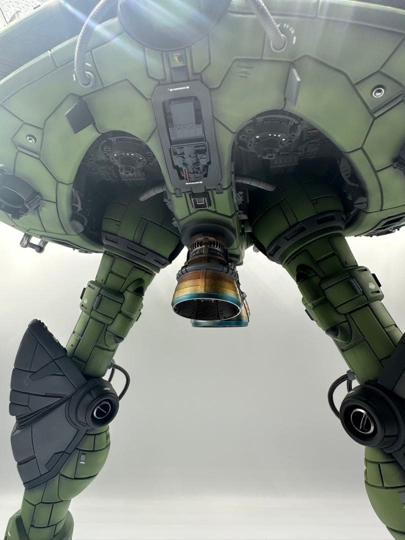 ビグザム　巨大徹底改修一点物　ガンプラ　ガンダム　コアブースター2機