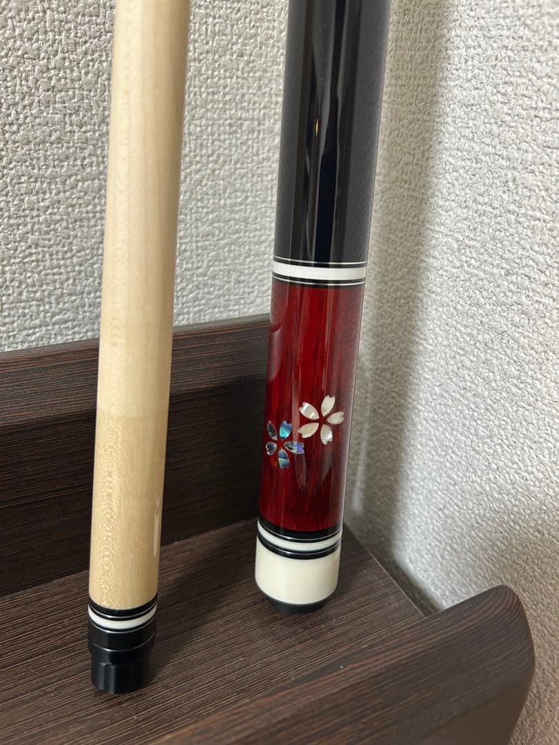 「*」様 桜インレイ　ビリヤードキュー　ラジアル