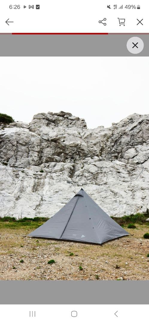 新品超得ムラコアンドワンダーワンポールテントキャンプ