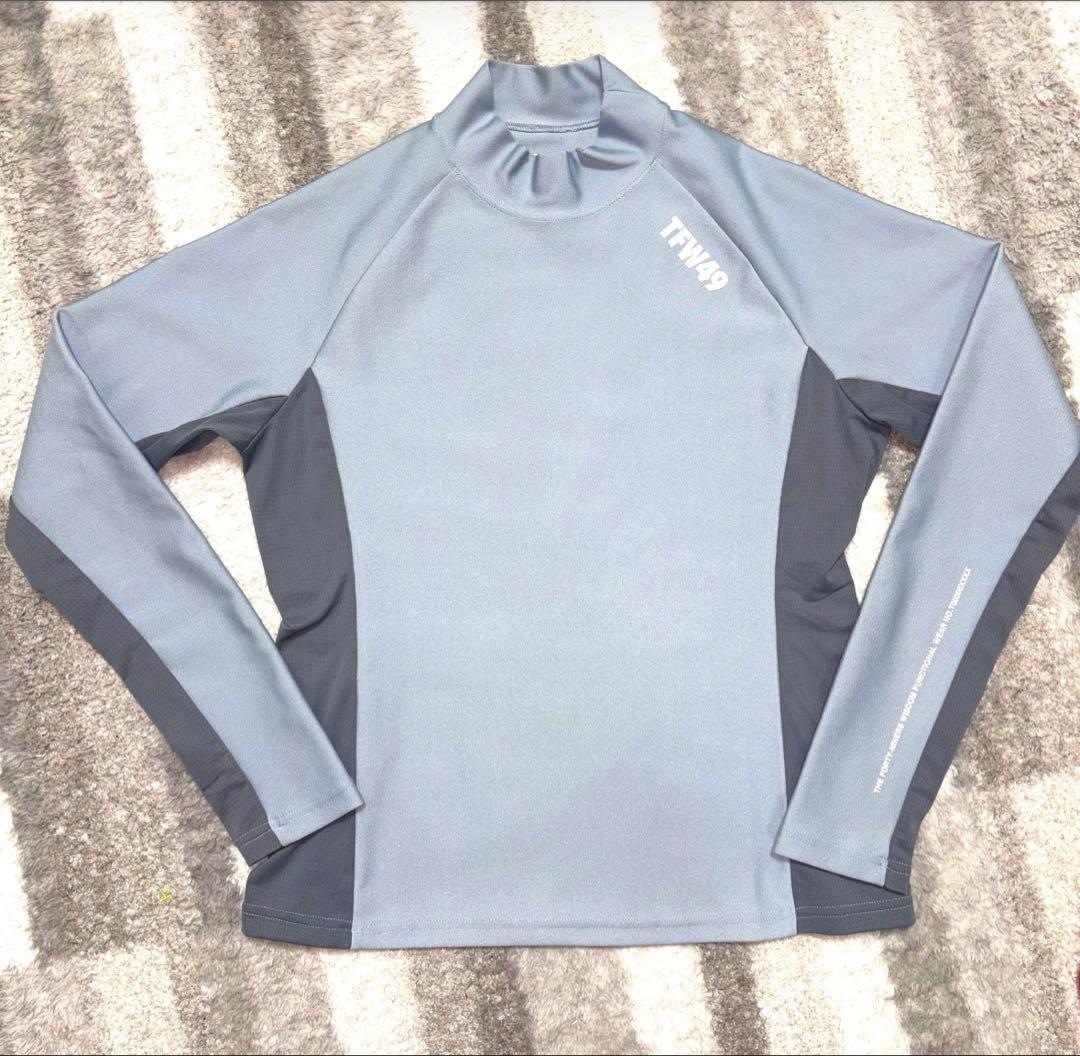 TFW49 ティーエフダブリュー49 モックネック長袖ゴルフシャツ　Mレディース