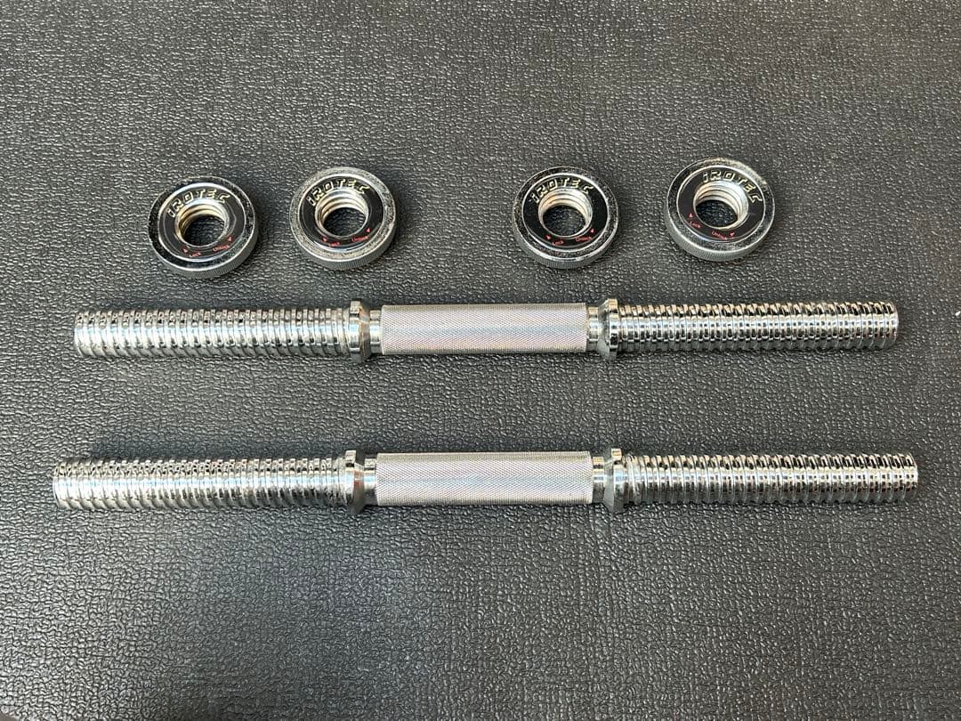 ラバーダンベル　60キロセット（30キロ×2本）　アイロテック