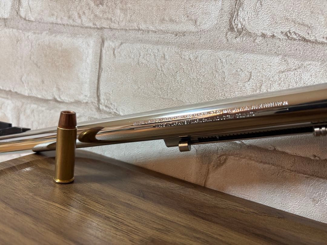 【簡易的な鏡面磨き処理済み】マルシンスーパーブラックホーク 木製グリップ