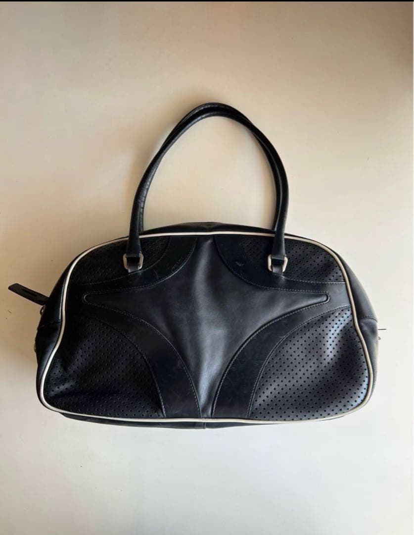 ボウリング用バッグ SS2000 PRADA LEATHER HAND BAG