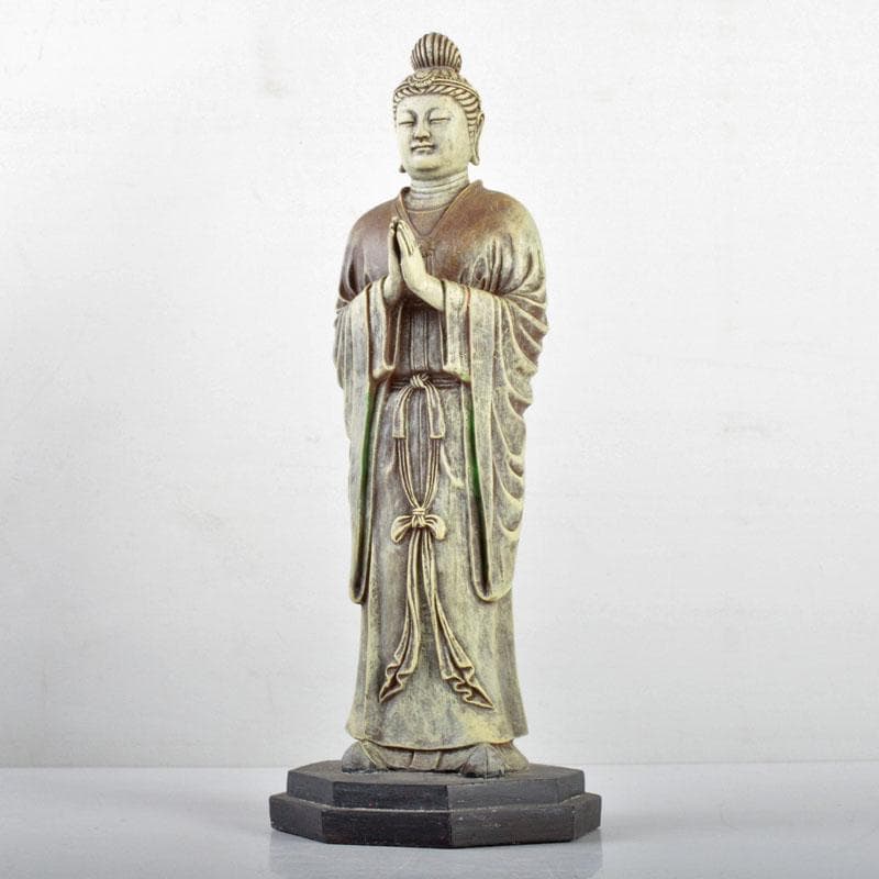 仏教美術　樹脂製　レプリカ　仏像　置物　V　R4664