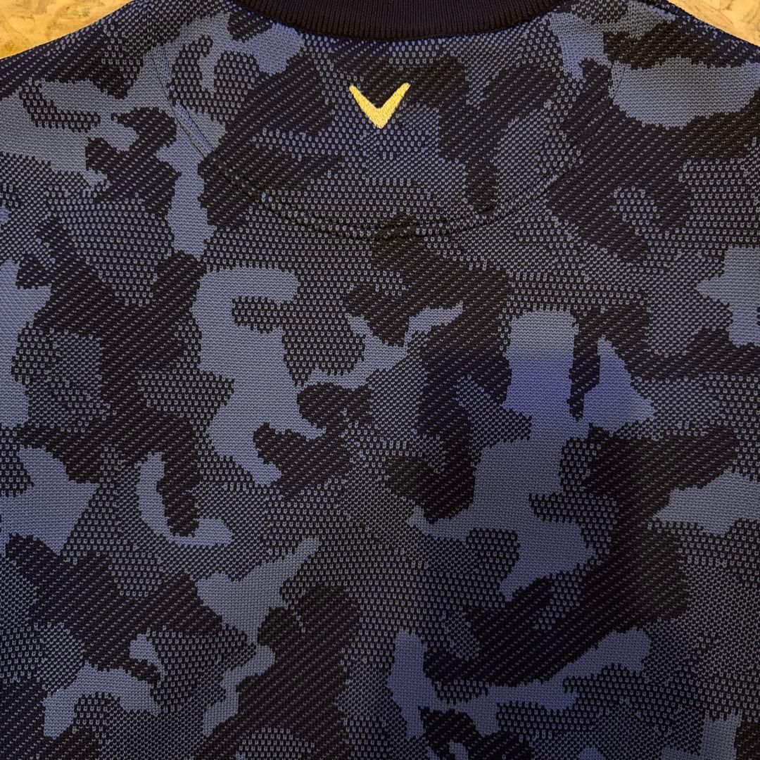 Callaway 青 迷彩 セーター