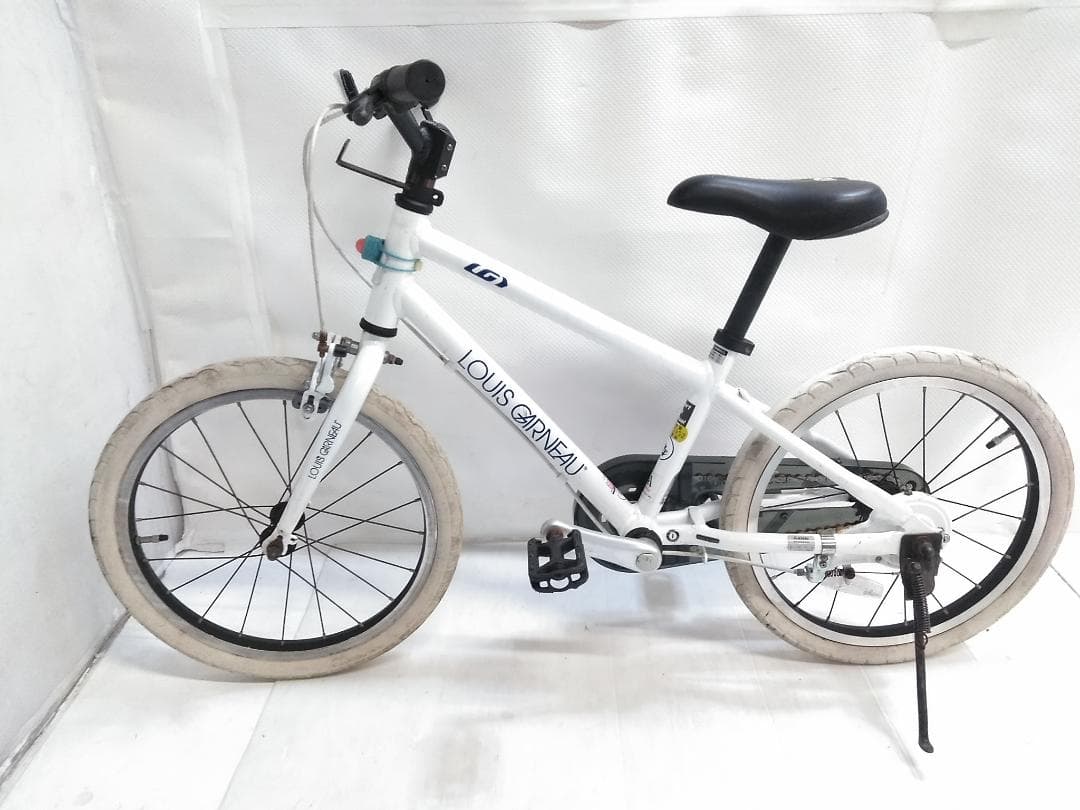 ルイガノ Louis Garneau 子供用自転車 18インチ ホワイト ◇