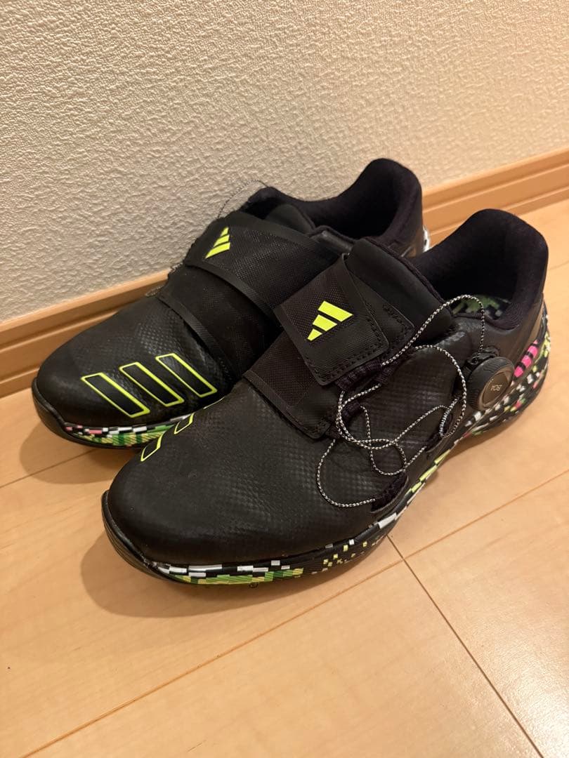 ☆美品☆ コーティング済 アディダス ゴルフシューズ ゼットジー23