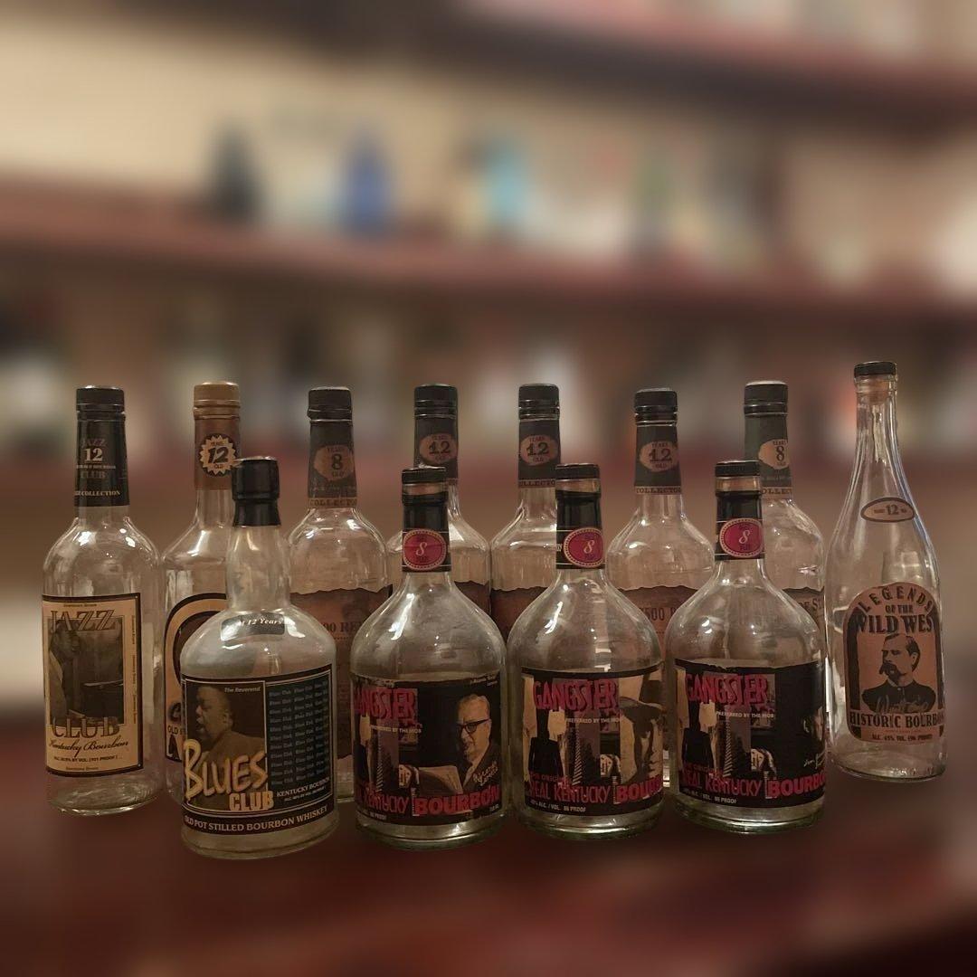 激レア！バーボンウイスキー空瓶セット