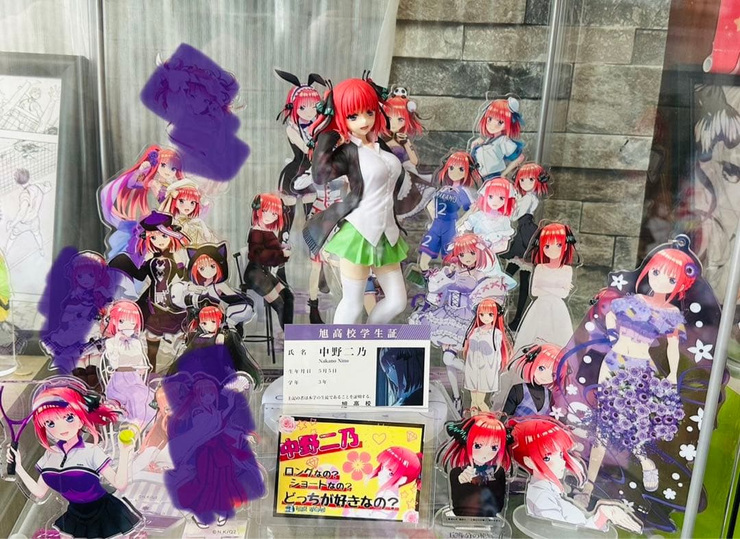 五等分の花嫁　中野ニ乃　アクリルスタンド　セット