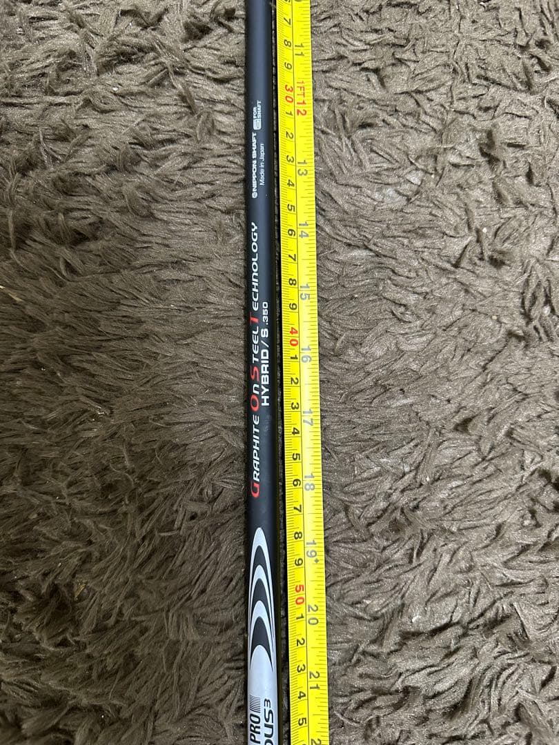 未使用品　日本シャフト モーダスゴースト 4U用 S 350 ピンスリーブ付き