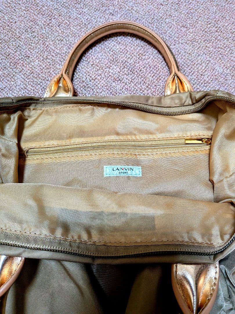 新品　未使用　LANVIN ベージュ 　カートバッグ　ショルダーバッグ
