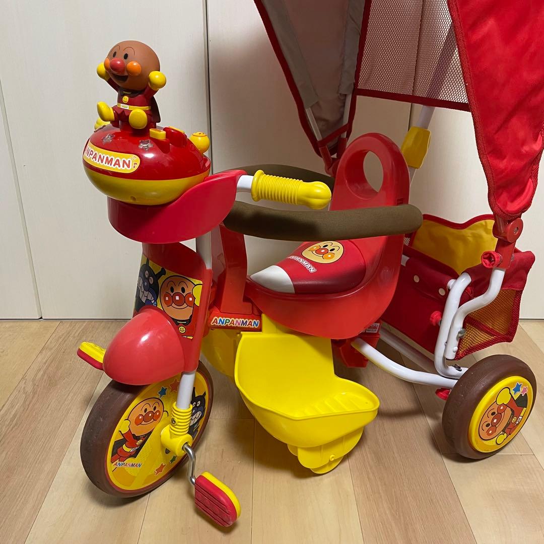 【取説/箱有り】三輪車 アンパンマン アドバンス GOO! S