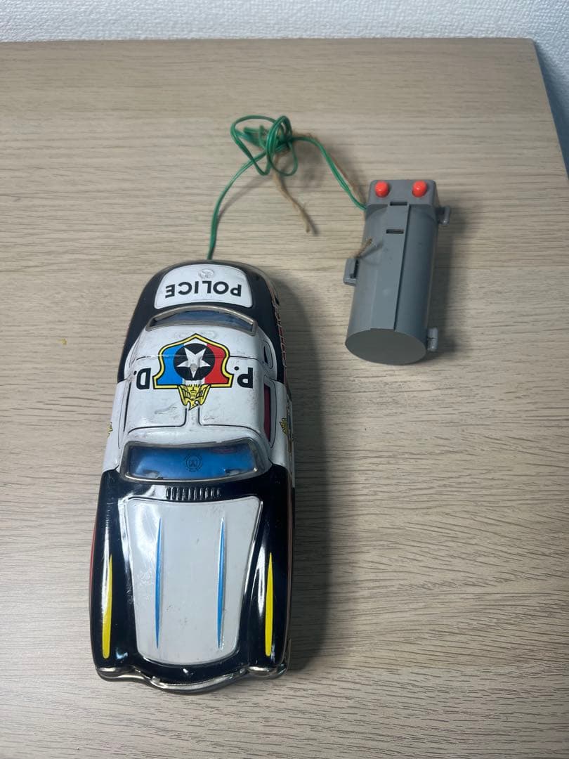 やのまん【ベンツ300SLポリスカー 】tinブリキtoy car