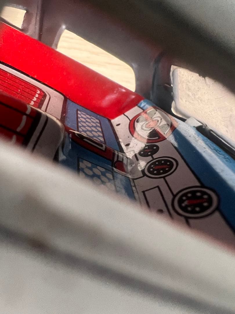 やのまん【ベンツ300SLポリスカー 】tinブリキtoy car