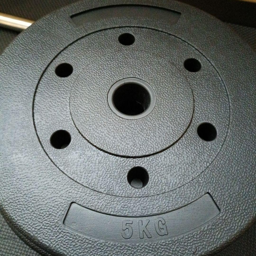 引き取り限定 Wout バーベルセット バーベルシャフト プレート60kg