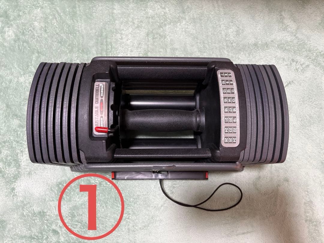 ①可変式ダンベル 26kg パワー ブロック ダンベル