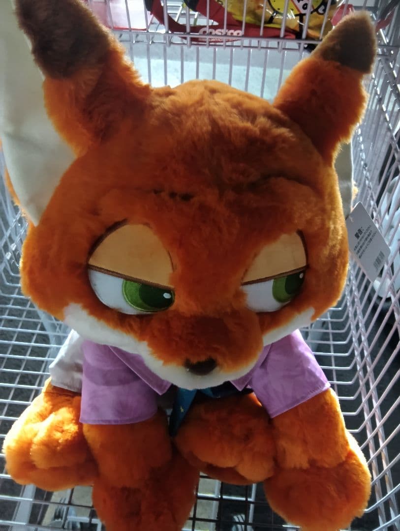 ズートピア　ニック　ぬいぐるみ　コストコ