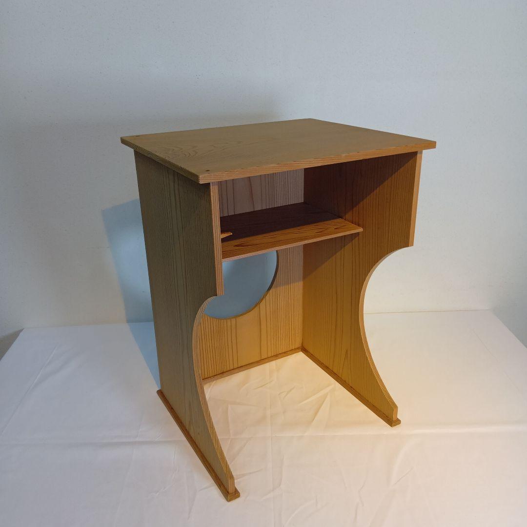 茶道具　抱清棚　杉木地　紙箱