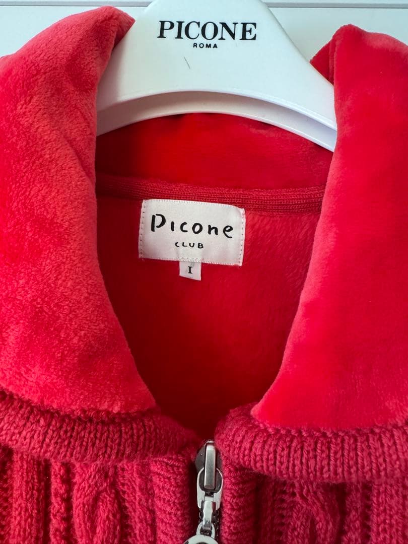 Picone レディース ベスト レッド サイズI 39000円プラス➕税