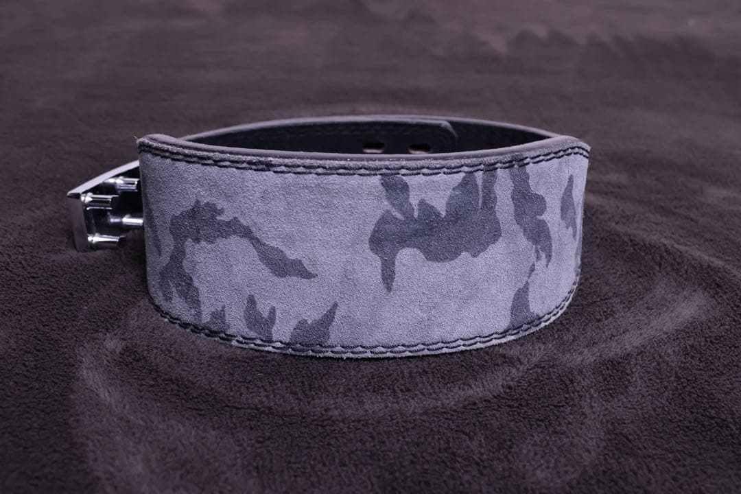 ジュラシックギア　オリジナルレザーベルトS (グレー迷彩)