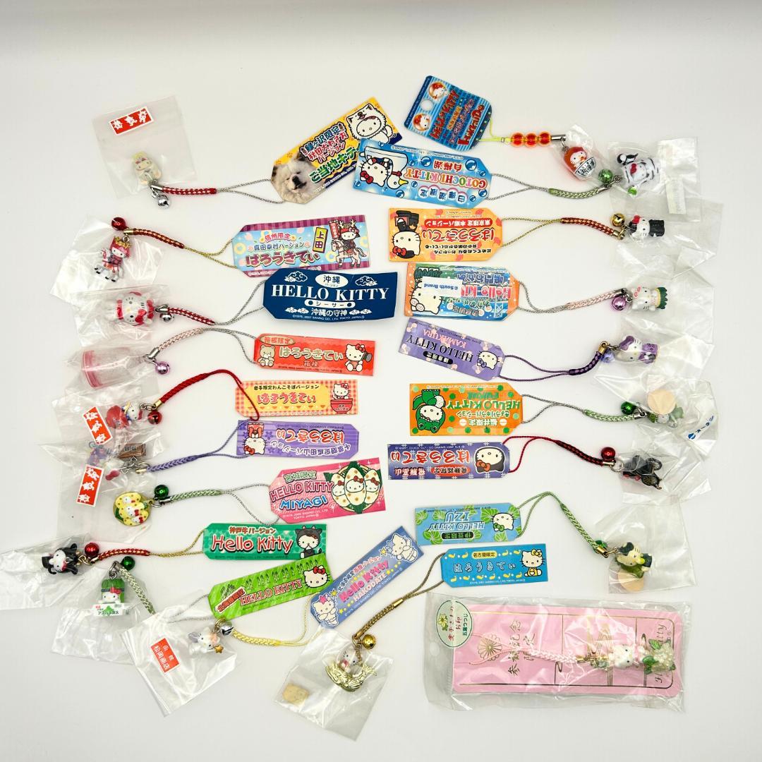 ご当地キティ 根付け ストラップ 20点セット（未使用）