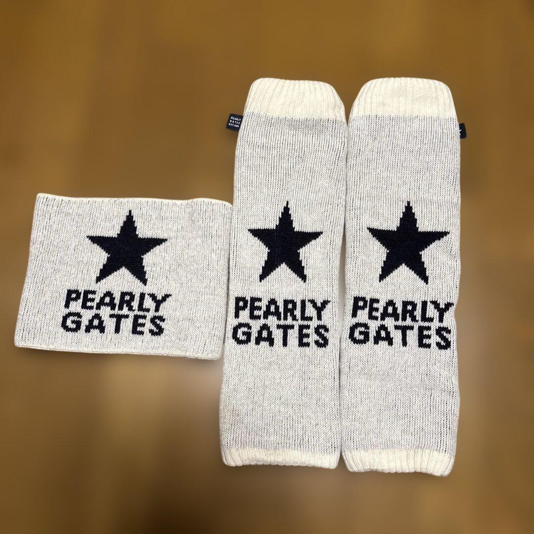 PEARLY GATES レッグウォーマー&ネックウォーマーセット