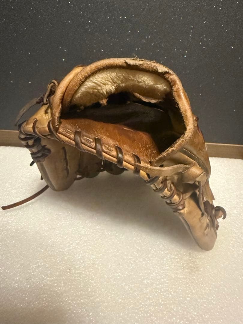 ★最高級★ ミズノプロ 硬式 内野手 新品ウェブ.紐交換 良型◎ 即戦力