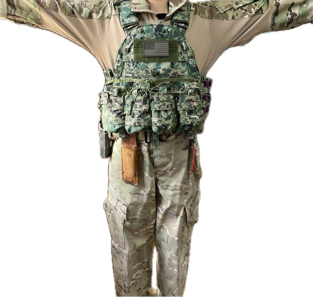 LBT6094 AOR2 TMC プレートキャリア 迷彩服上下セット