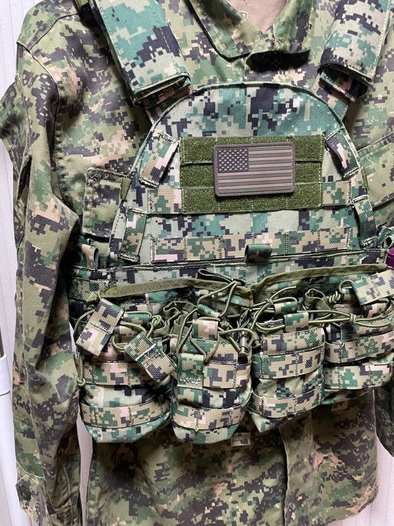 LBT6094 AOR2 TMC プレートキャリア 迷彩服上下セット