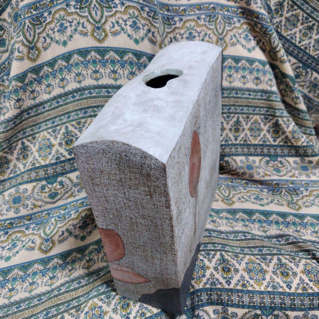 伊藤東彦 布目蓮文花瓶 【希少】