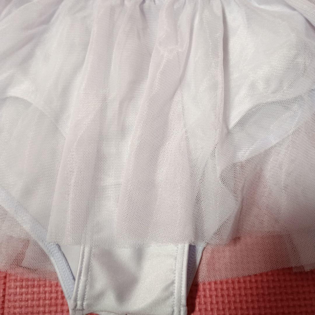 今週限定最終価格☆チャコット☆未使用☆スカート付きレオタード130淡いパープル②