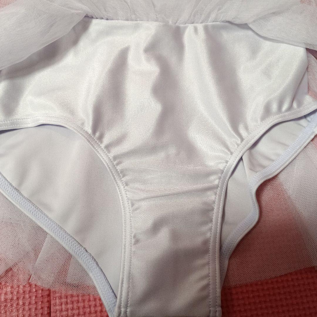 今週限定最終価格☆チャコット☆未使用☆スカート付きレオタード130淡いパープル②