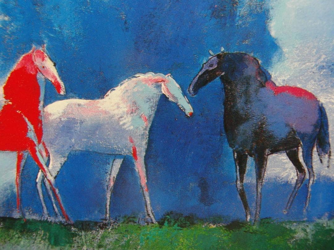 ポール・ギアマン、「夜明け」、希少画集・額装画、日本製・新品額縁にて額装致します