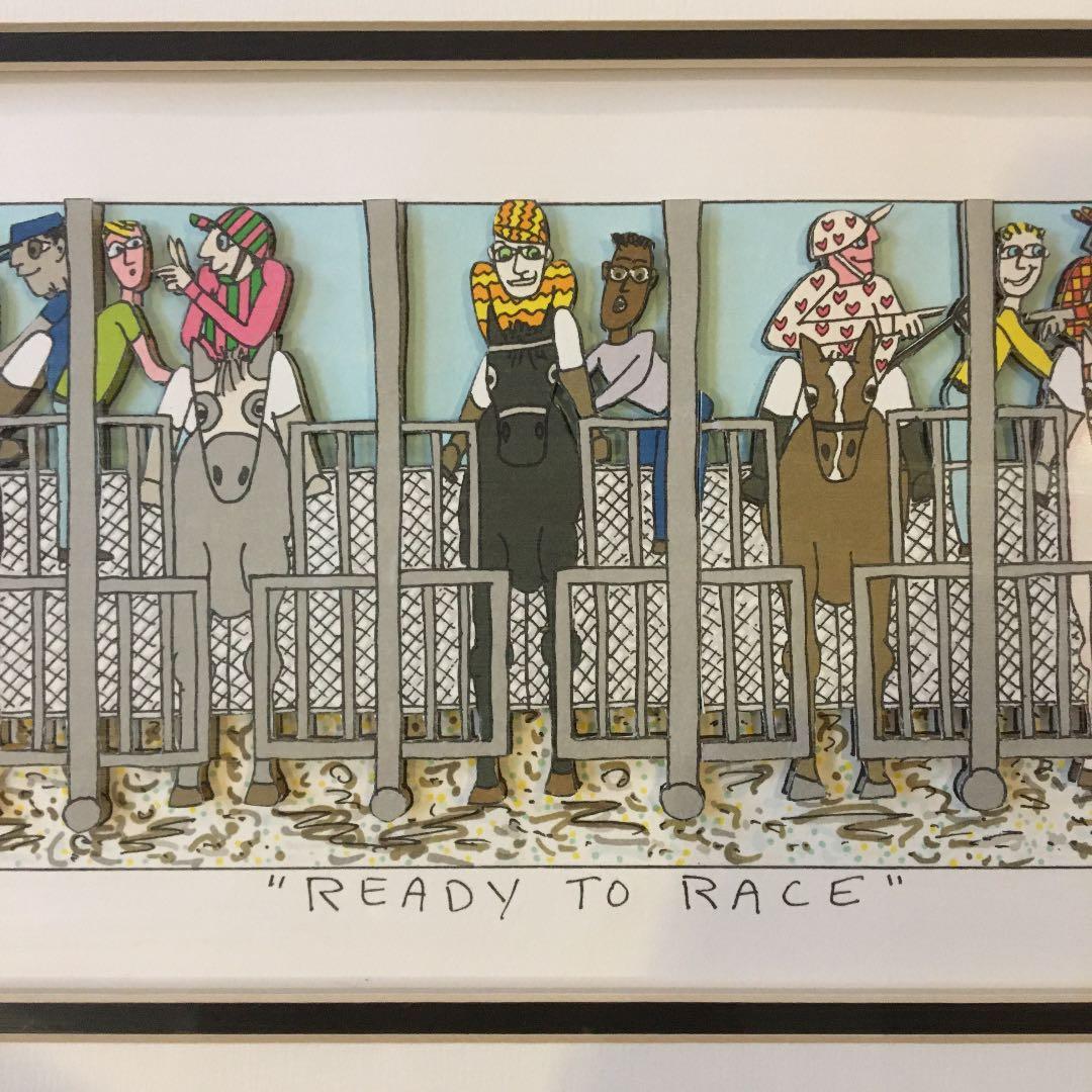 RIZZI 3D リトグラフ　READY TO RACE 1998