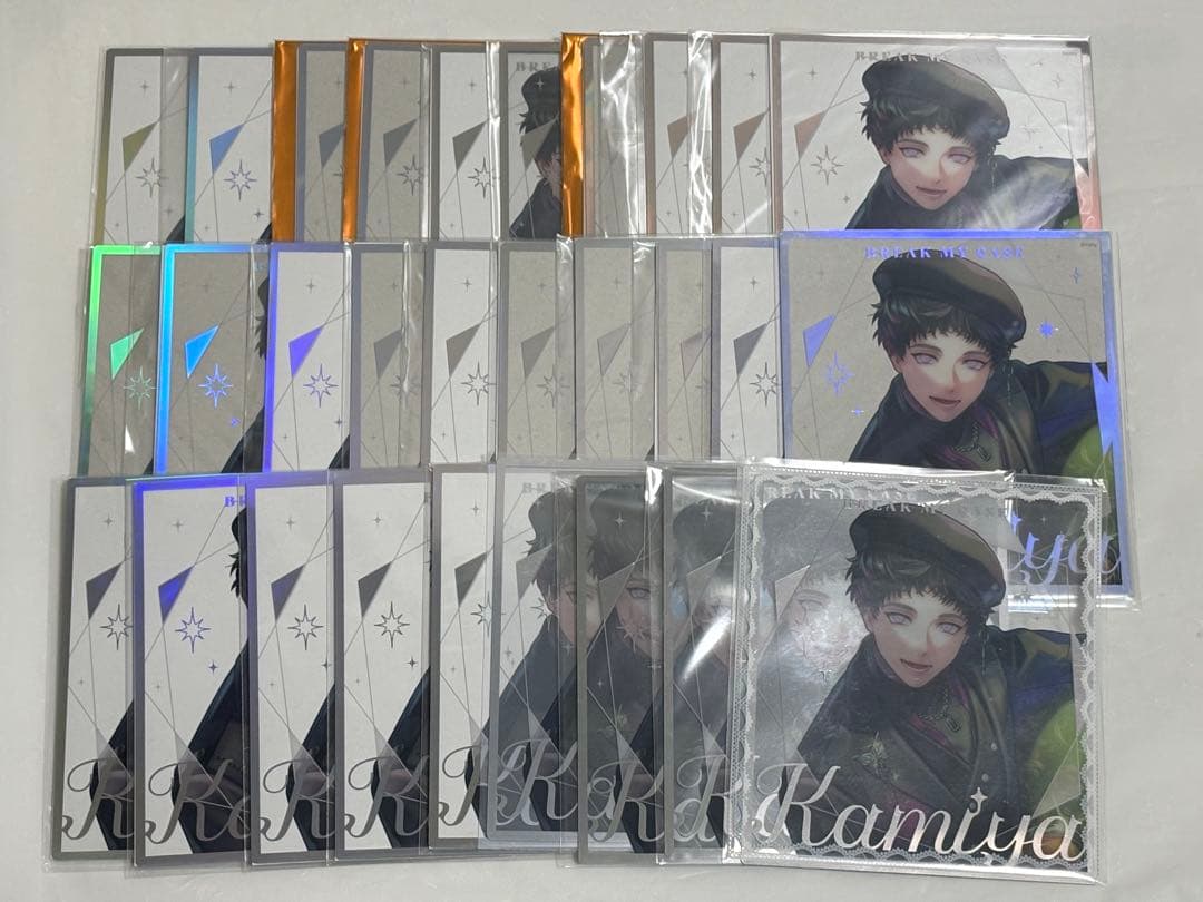 ブレマイ 1周年 クリア色紙 神家