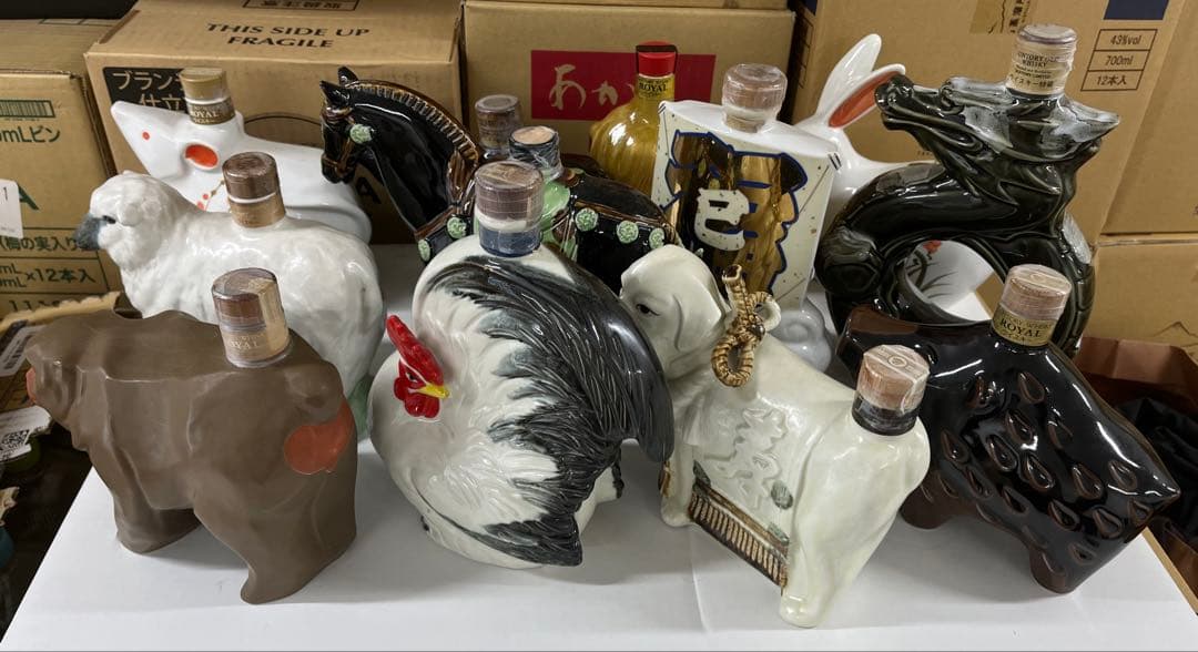 12生肖ウイスキーボトル それぞれセット12本