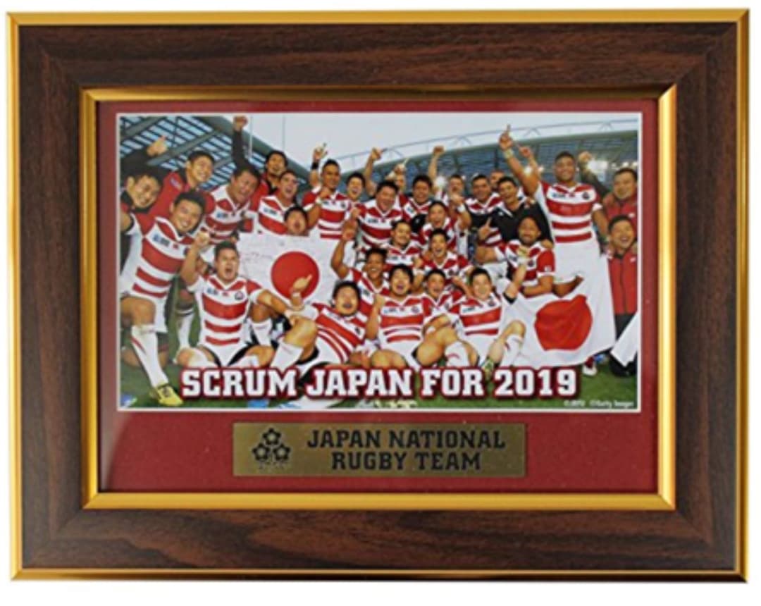 ラグビー日本代表 ワールドカップ記念 額入りフォト RWC2015