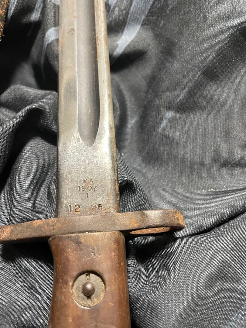 1907年製鞘付き 日本？模造刀　銃剣？