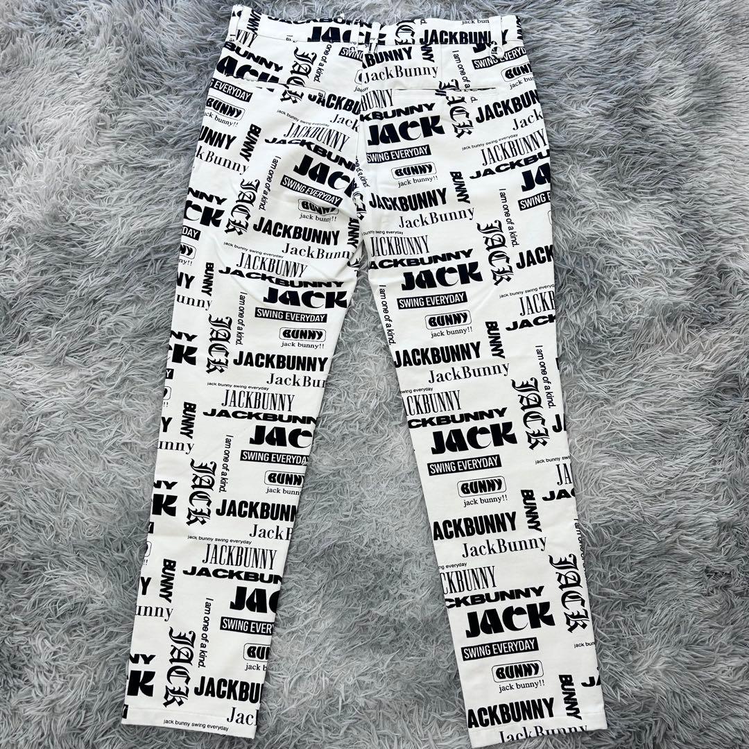 新品　ジャックバニー　パンツ　ストレッチ　ジャージツイル　秋冬　ホワイト　6